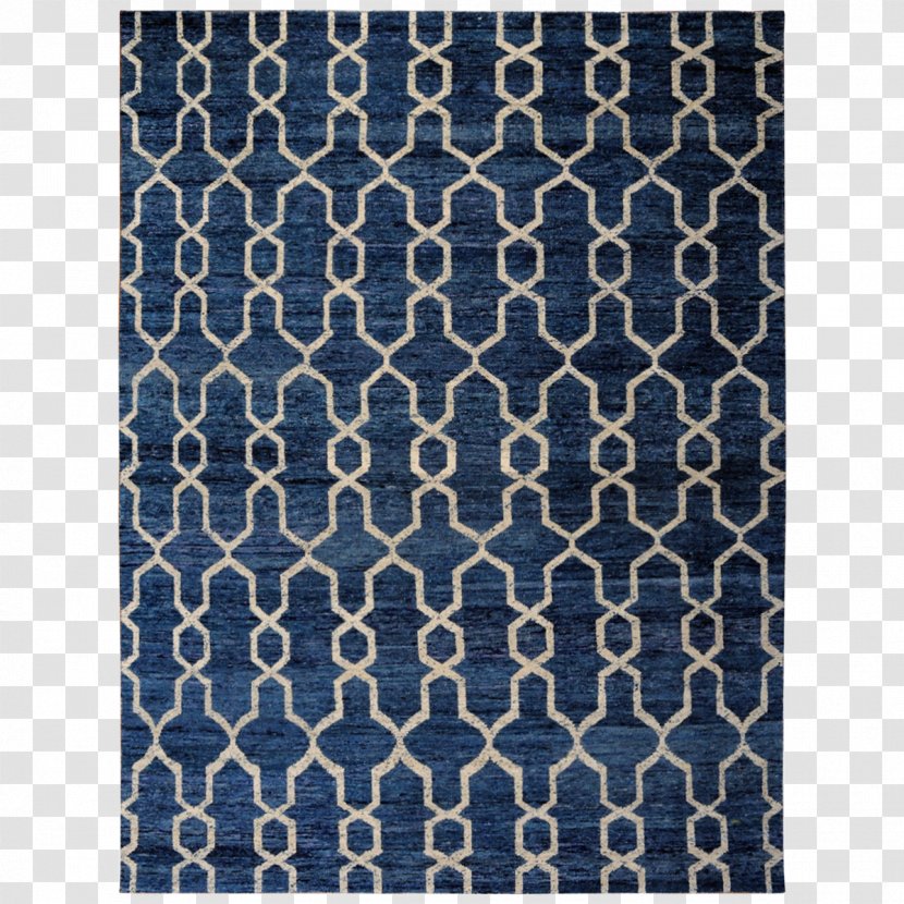 Cobalt Blue Symmetry Pattern - Rug Transparent PNG