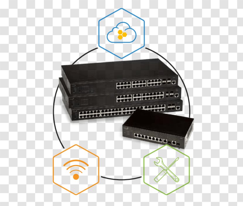 Network Switch Computer Aerohive Networks 10 Gigabit Ethernet - Technology Transparent PNG