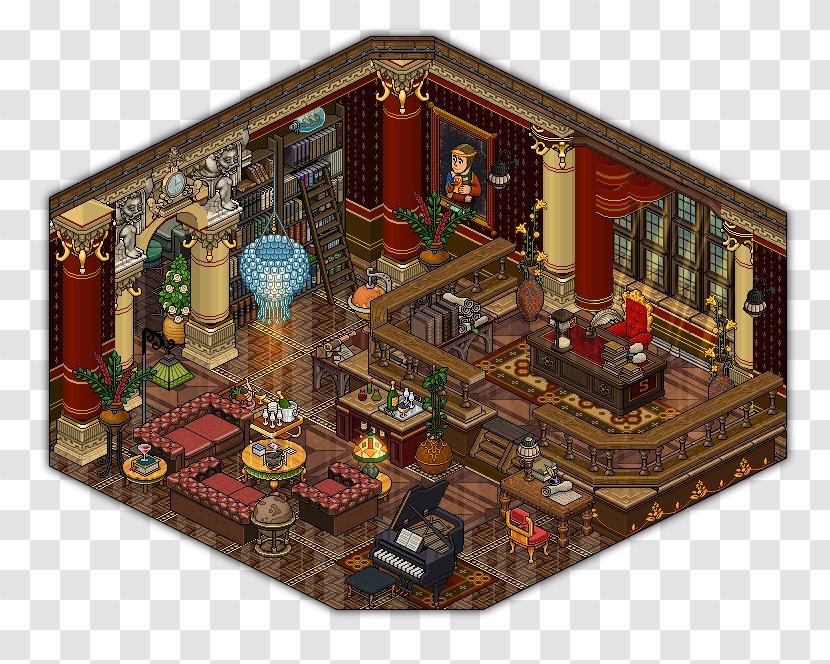 Habbo Interior Design Services Building Pixel Art Transparent PNG