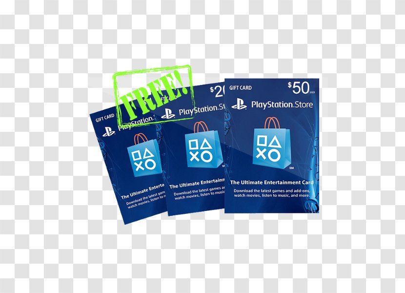 PlayStation Store Network Card Gift 3 - Playstation 4 Transparent PNG
