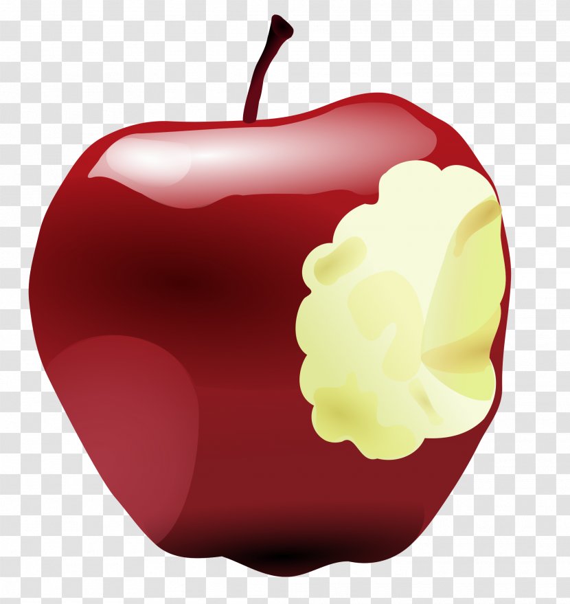 Apple Clip Art - Bitten Transparent PNG