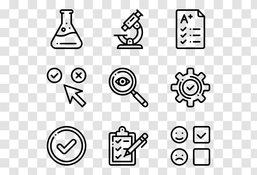 Icon Design - White - Science Fiction Fonts Transparent PNG