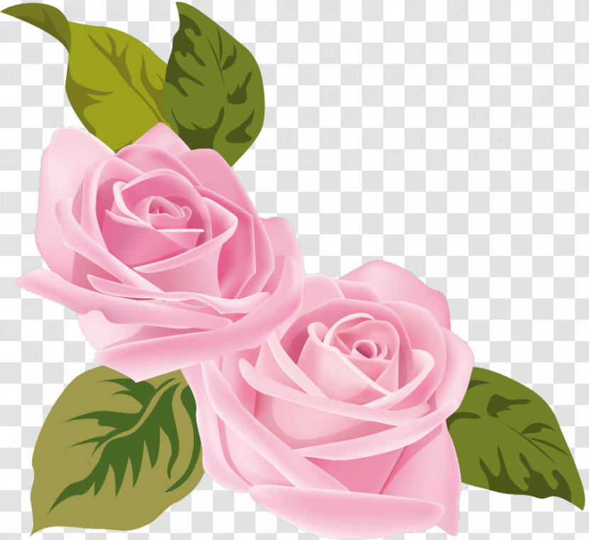 Two Flowers Two Roses Valentines Day Transparent PNG