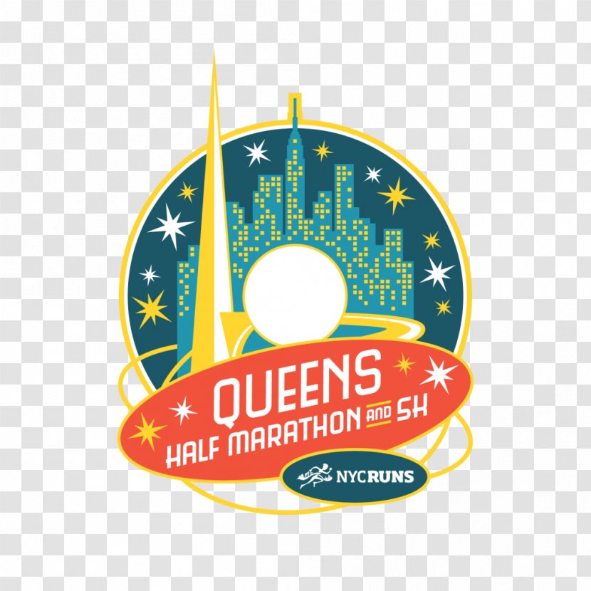 Queens New York City Marathon Logo Running Transparent PNG