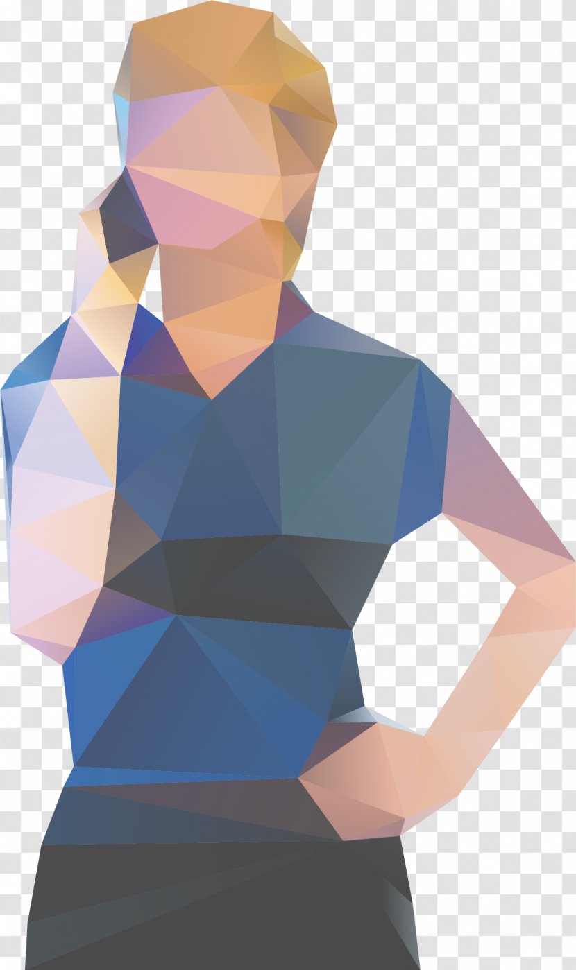 Geometry Illustration - Cartoon - Vector Calls For Fashionable Women Transparent PNG