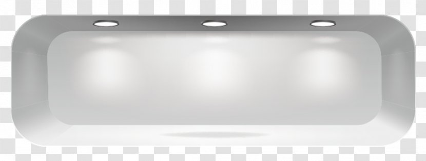 Rectangle Sink Gootsteen - Kitchen - Light Gray Shiny Vector Transparent PNG