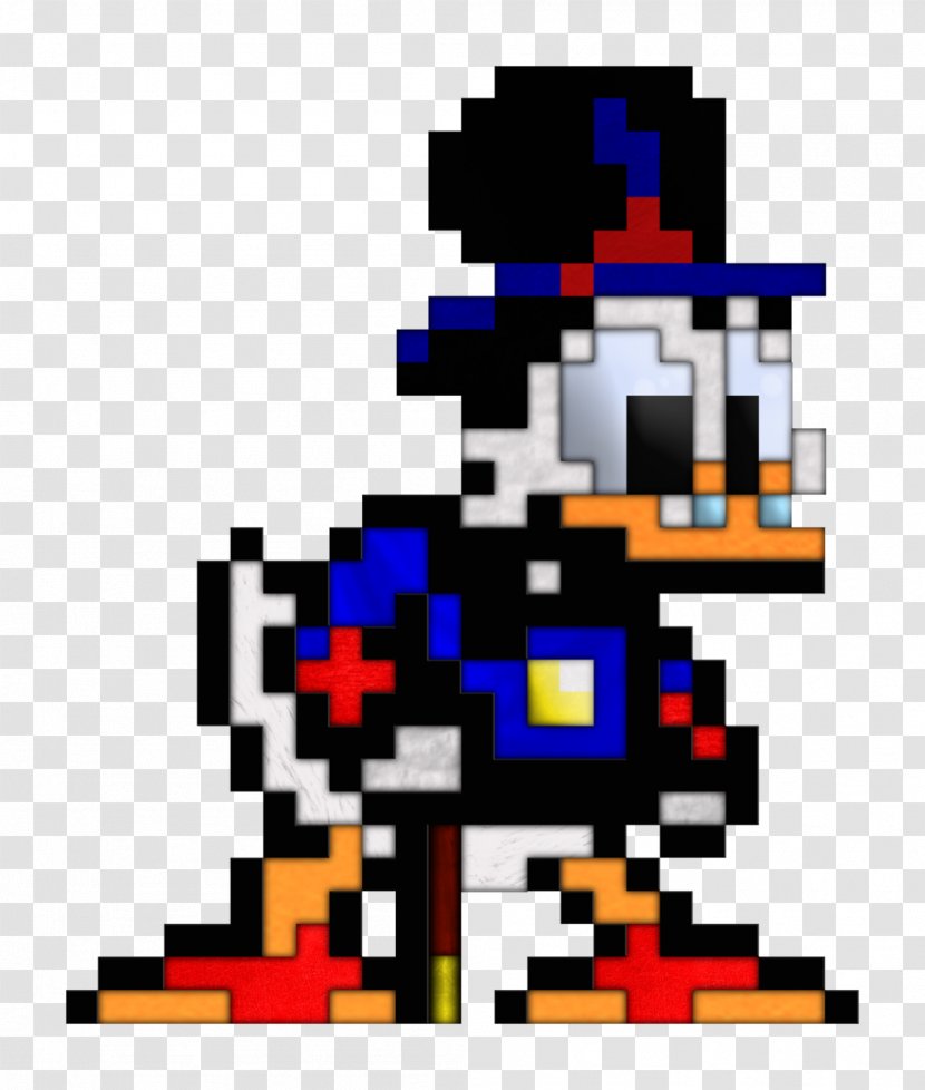 DuckTales: Remastered Scrooge McDuck Pixel Art Transparent PNG