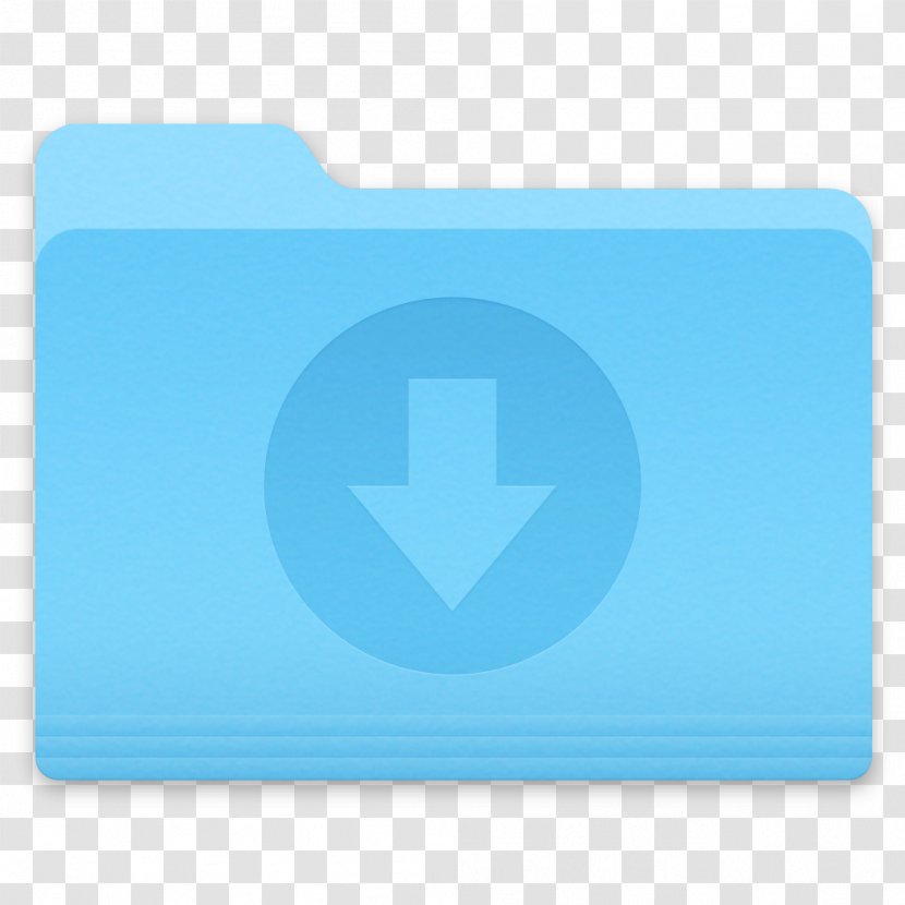 Blue Aqua Azure Turquoise Teal - Folder Transparent PNG
