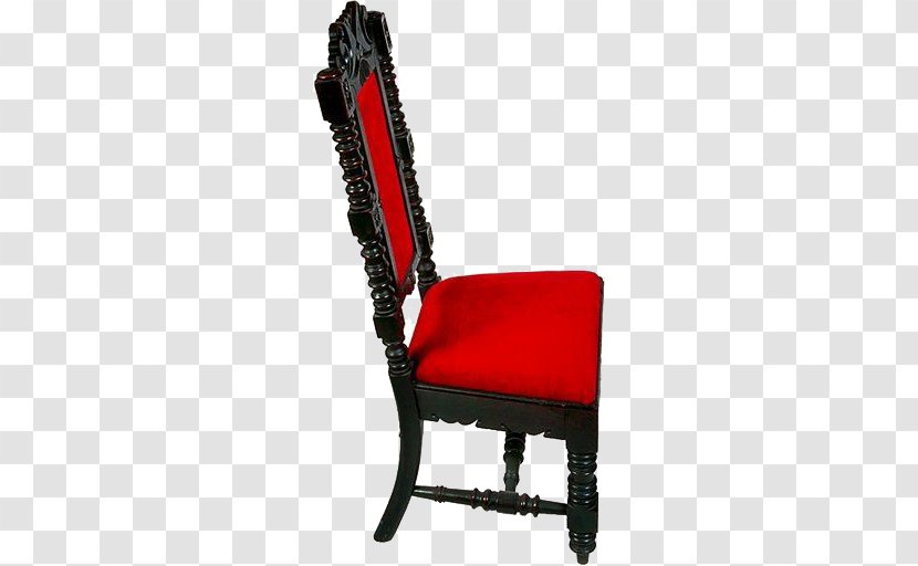Chair Red Human Back - Suede High Transparent PNG