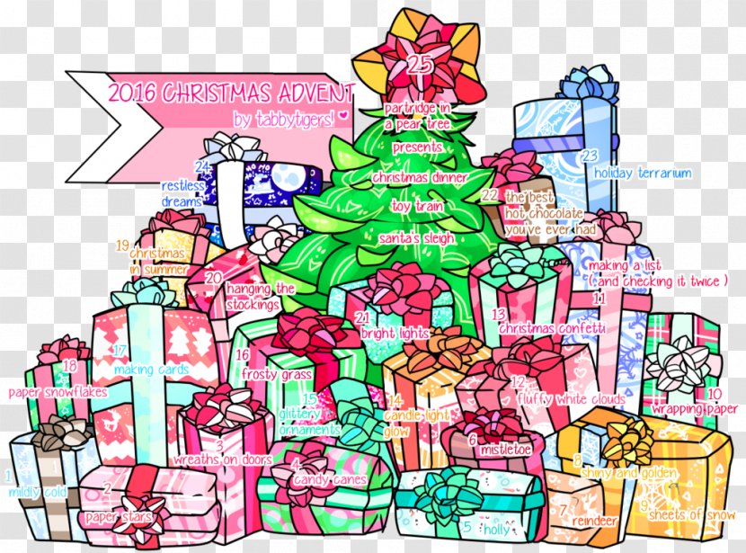 Food Cartoon Clip Art - Advent Calendar Transparent PNG