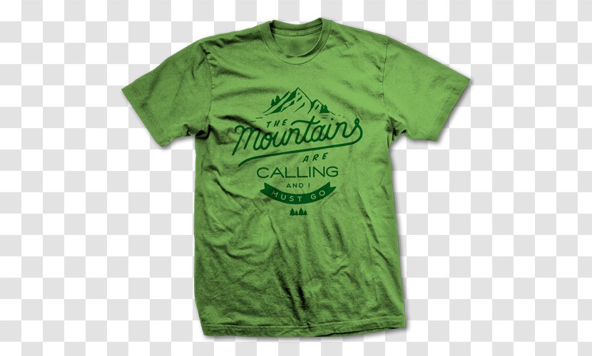 T-shirt Descendents Clothing Somery - Active Shirt - Mountains Calling Tee Transparent PNG