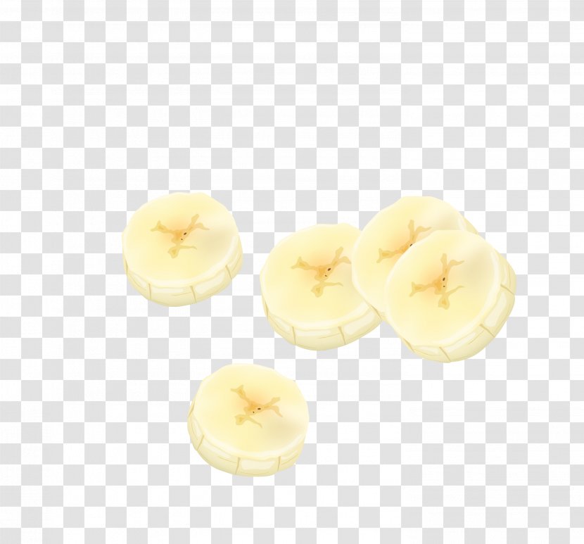 Fruit - Nut - Vector Light Yellow Banana Slices Dry Transparent PNG