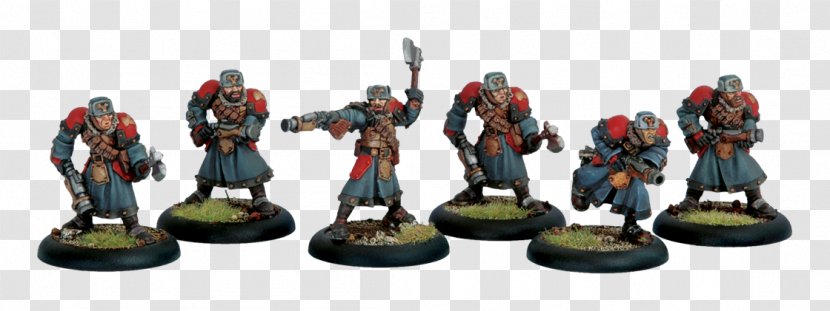 Warmachine Winter Guard Infantry Khador Kossite Woodsmen Grunts Color - Miniature Transparent PNG