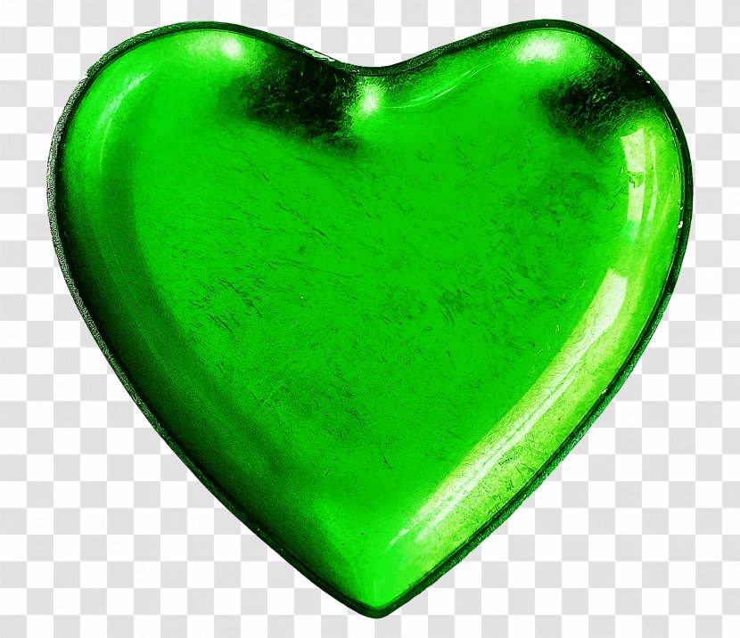 Green Heart Transparent PNG