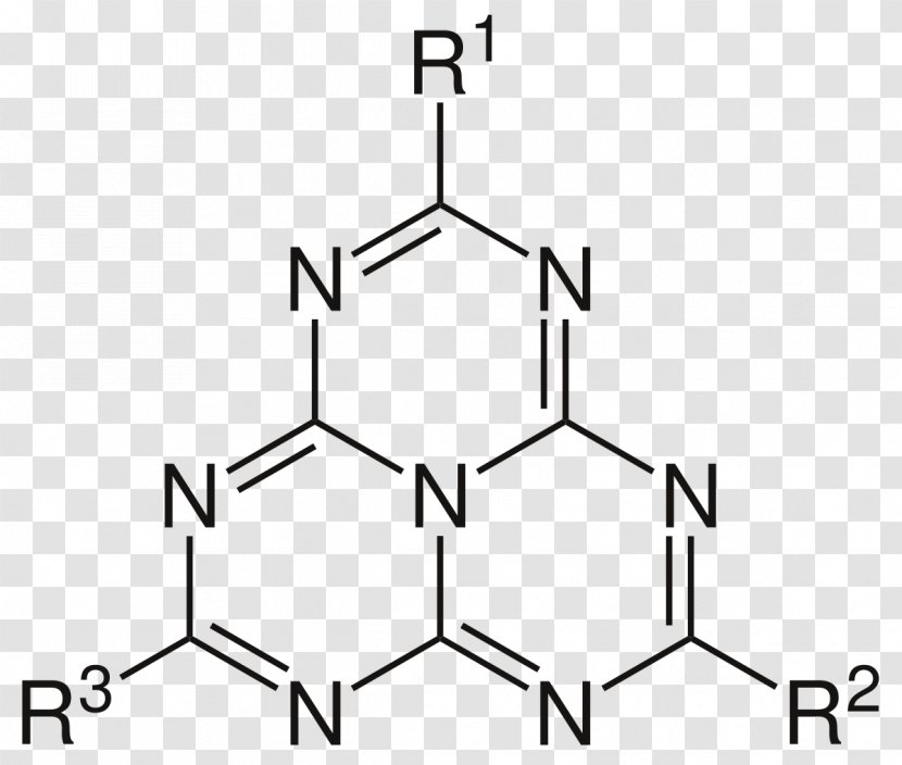 Heptazine Chemistry Triazine Molecule Chemical Compound - Heterocyclic Transparent PNG