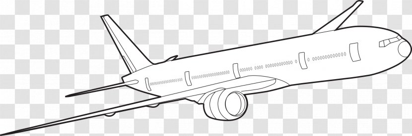 Boeing 777 Airplane 737 Clip Art - Plane Transparent PNG