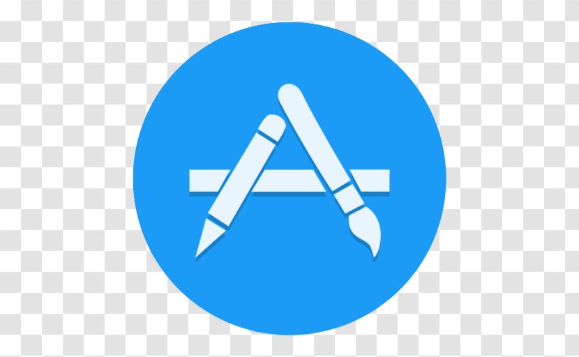 Blue Angle Area Brand - Apple - AppStore Transparent PNG