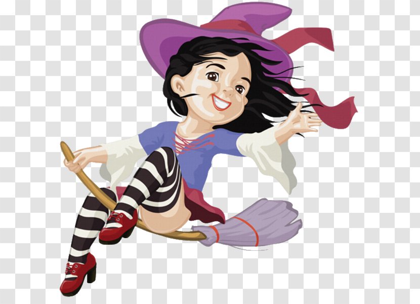 Witchcraft Evil Queen Snow White And The Seven Dwarfs Clip Art - Fictional Character - Cute Witch Transparent PNG