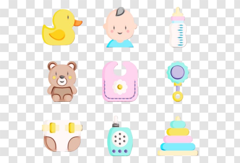 Baby Toys - Yellow - Toy Products Transparent PNG