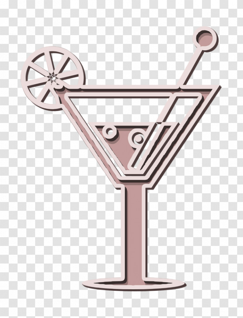 Food Icon Cocktail On A Glass Icon Celebrations Icon Transparent PNG