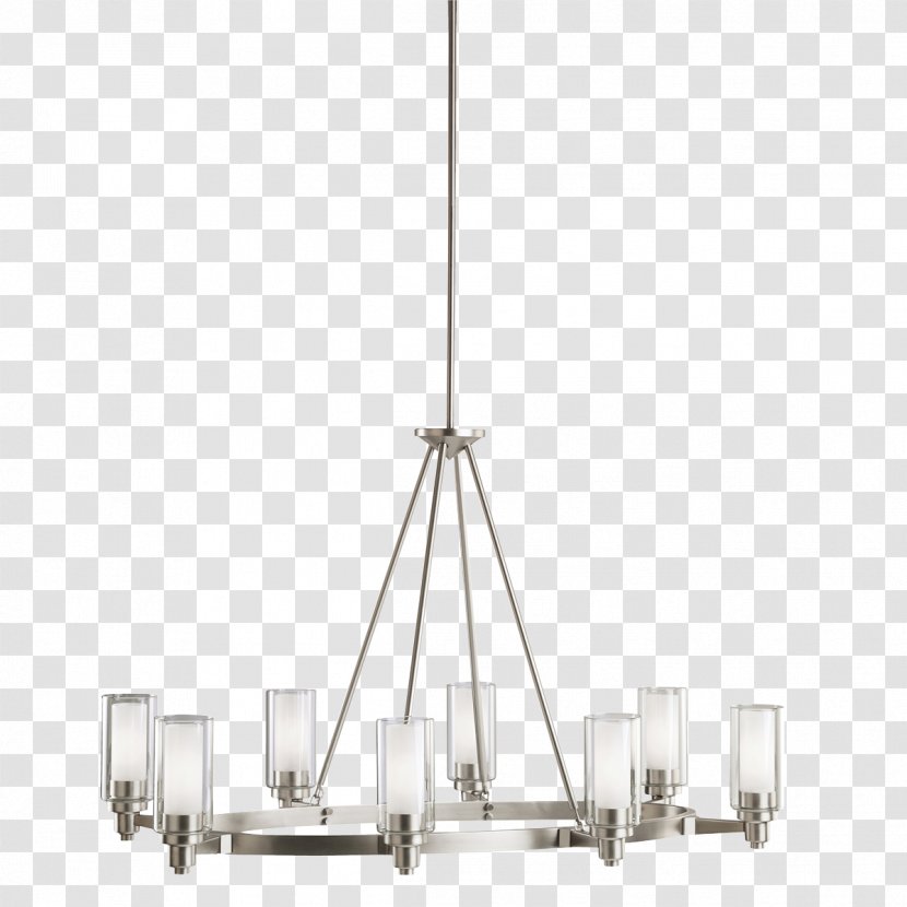 Lighting Chandelier Brushed Metal Room - Light Transparent PNG