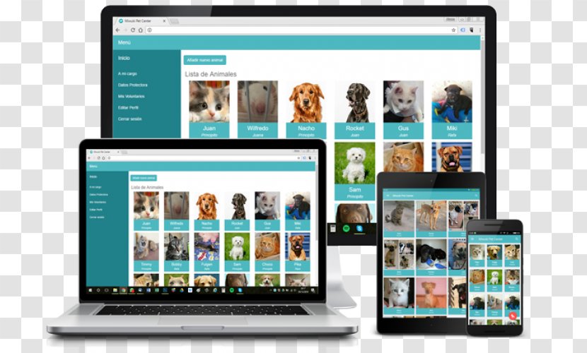 Computer Software Pet Adoption Animal Rescue Group - Mobile Interface Transparent PNG