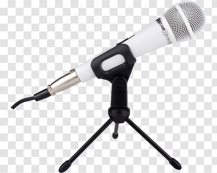 Microphone Stand - Electronic Device - White Transparent PNG