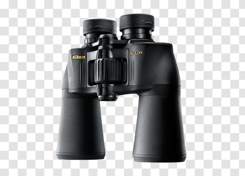 Nikon Aculon A30 Binoculars A211 10-22X50 Action EX 12x50 - Camera - Porro Prism Transparent PNG