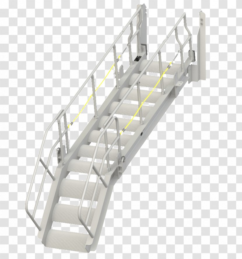 Accommodation Ladder Ship Deck Barge - Steel Transparent PNG