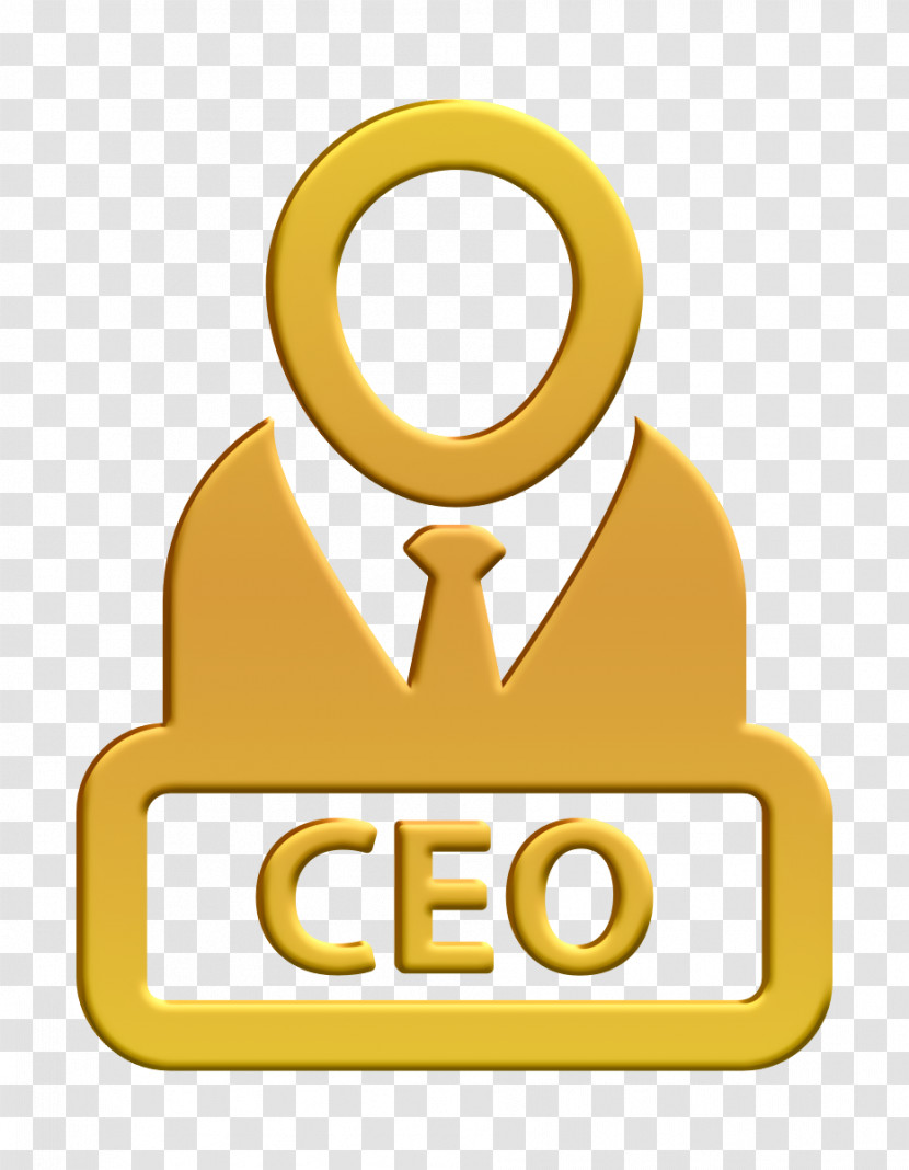 Ceo Icon Chief Executive Officer Icon Business Icon Transparent PNG
