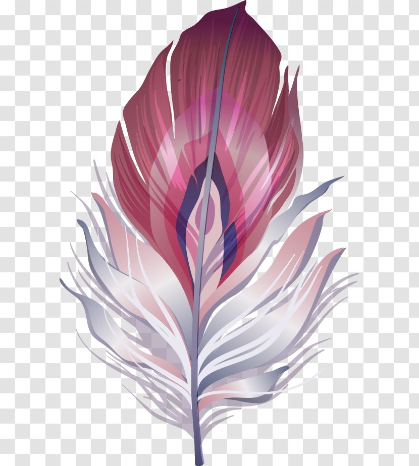 Brazilian Carnival Mask Clip Art - Exquisite Color Feather Transparent PNG