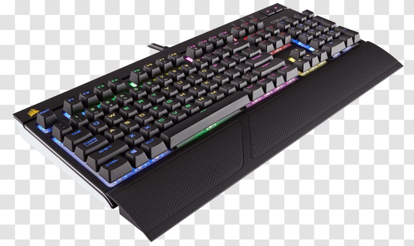 Computer Keyboard Gaming Keypad Cherry Mouse Corsair STRAFE Transparent PNG