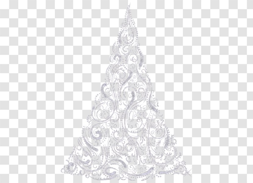 Christmas Tree Drawing Black And White Visual Arts Transparent PNG