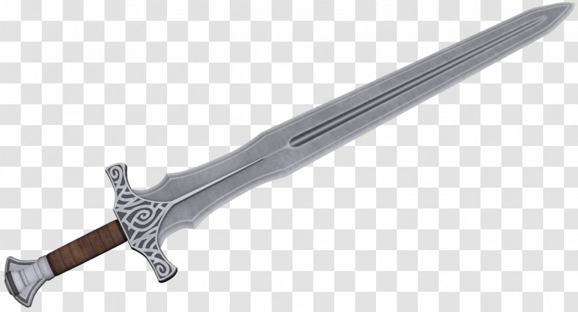 The Elder Scrolls V: Skyrim Sword - Knightly - Image Transparent PNG