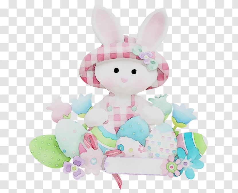 Easter Bunny Stuffed Animals & Cuddly Toys Rabbit - Doll - Rabbits And Hares Transparent PNG
