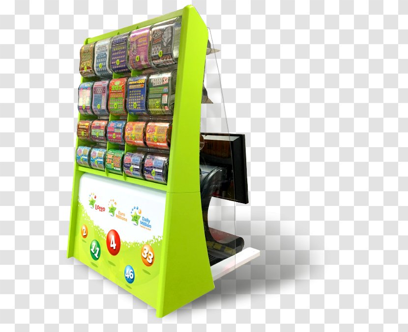 Scratchcard Game National Lottery Push N Pop - Ticket Machine Transparent PNG