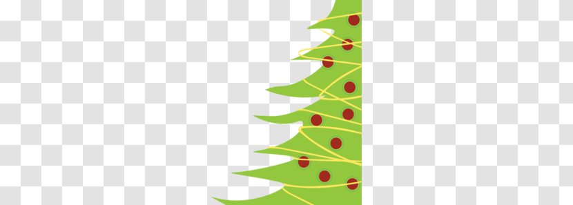 Christmas Tree Clip Art - Leaf - Modern Cliparts Transparent PNG