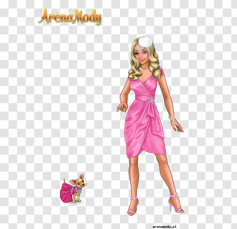 Lady Popular Fashion Barbie Arena Dress Transparent PNG