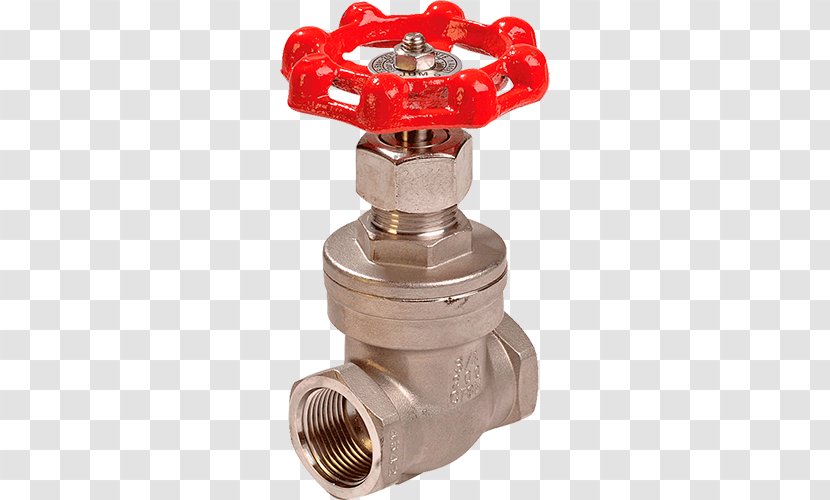 Gate Valve Check Ball Steel - Brass Transparent PNG