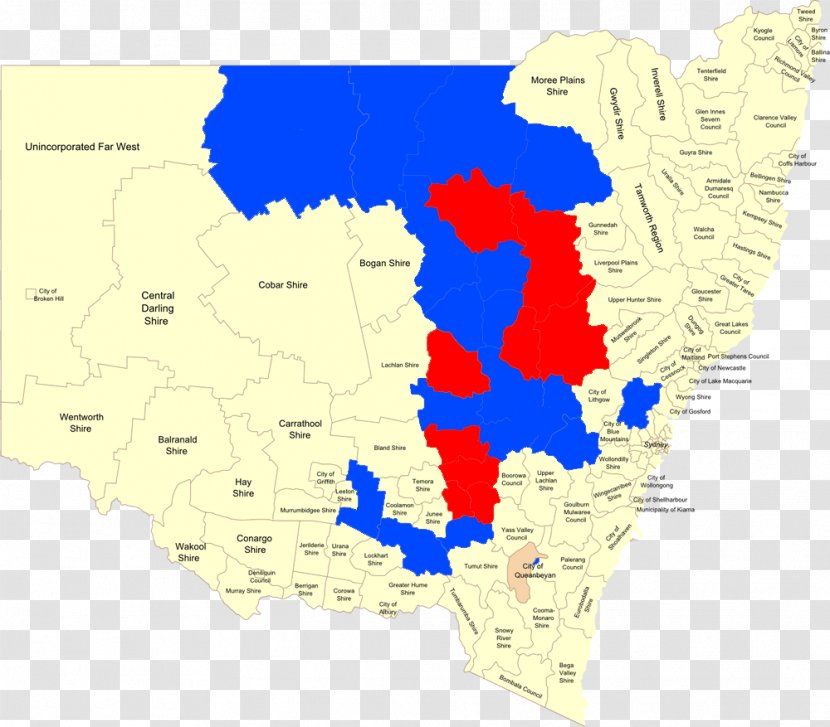 New South Wales Map Flood Local Government In Australia River Transparent PNG