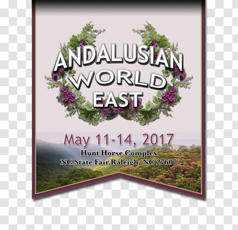 AndalusianWorld.com Floral Design Advertising Brand - Oldenburg Horse Transparent PNG