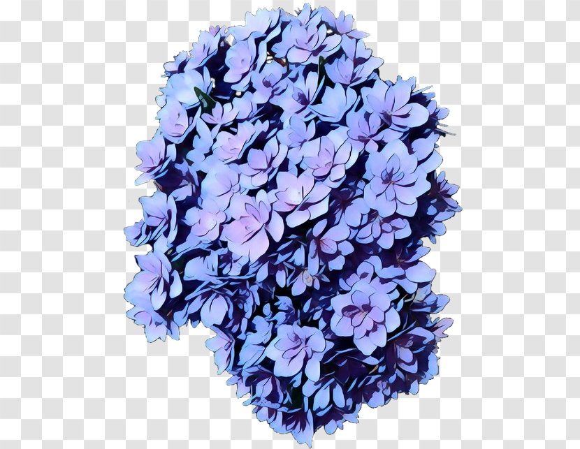 Blue Watercolor Flowers - Painting - Lobelia Bouquet Transparent PNG