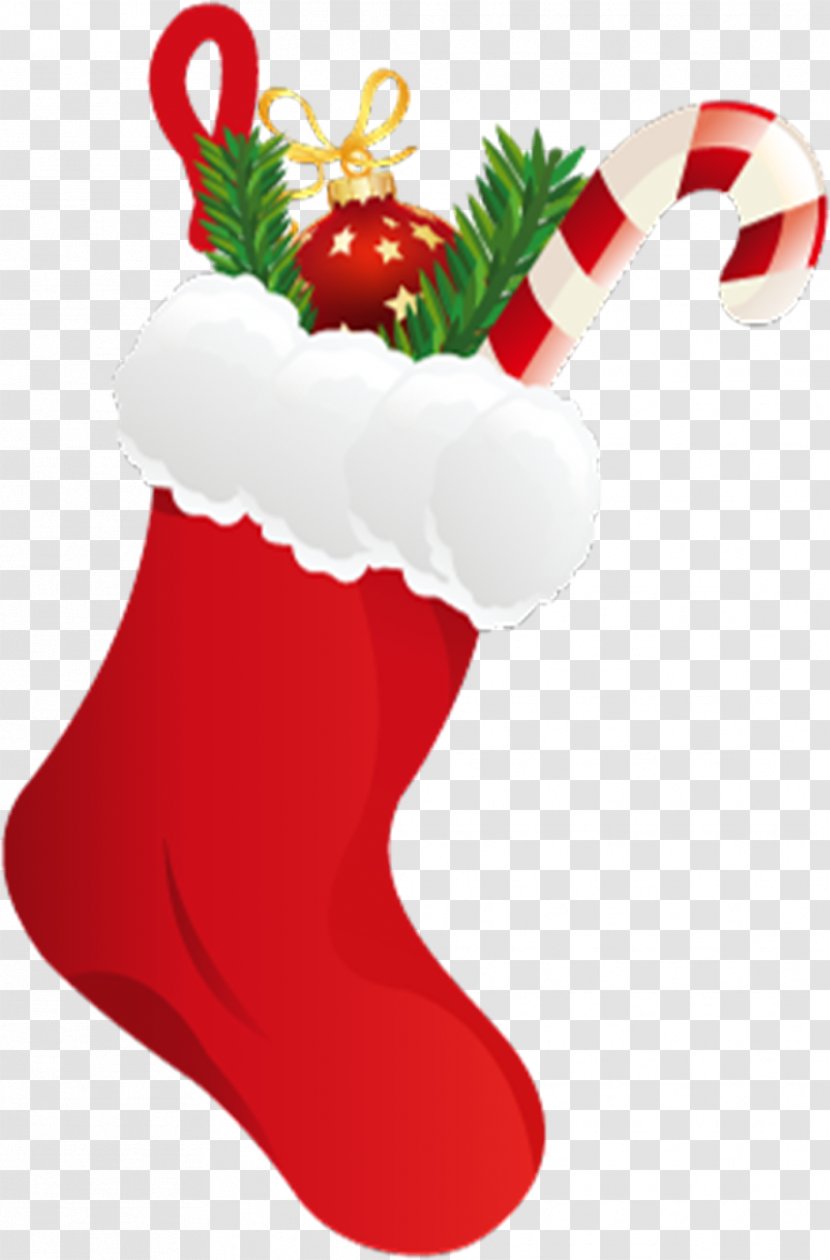Christmas Card Sock Gift Party Transparent PNG