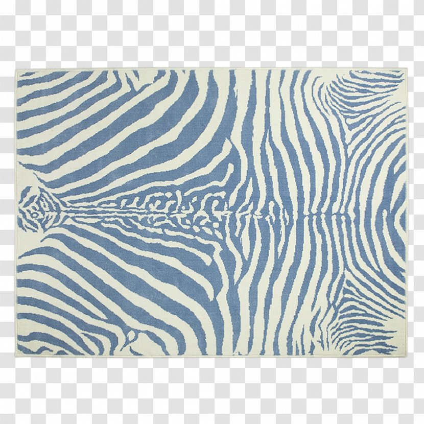 Carpet Vloerkleed Bed Nursery Blue - Aqua - Zebra Transparent PNG