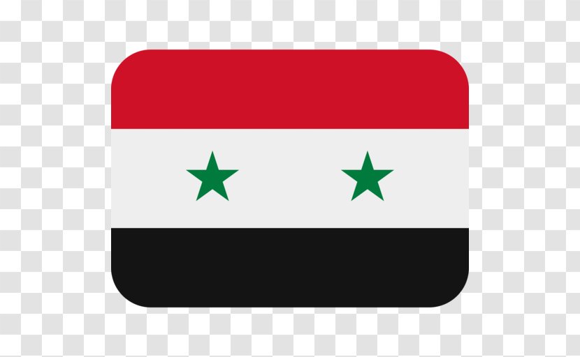 Flag Of Syria Emoji Iraq - Area Transparent PNG