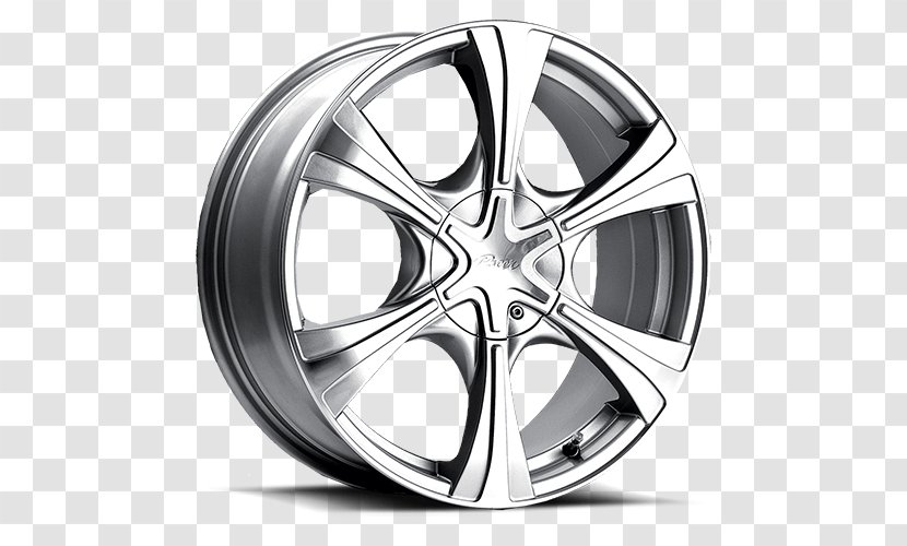 Alloy Wheel Car Rim Tire - Silver Transparent PNG