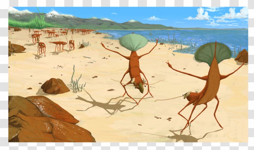 DeviantArt Alien Painting Concept Art - Beach Scene Transparent PNG