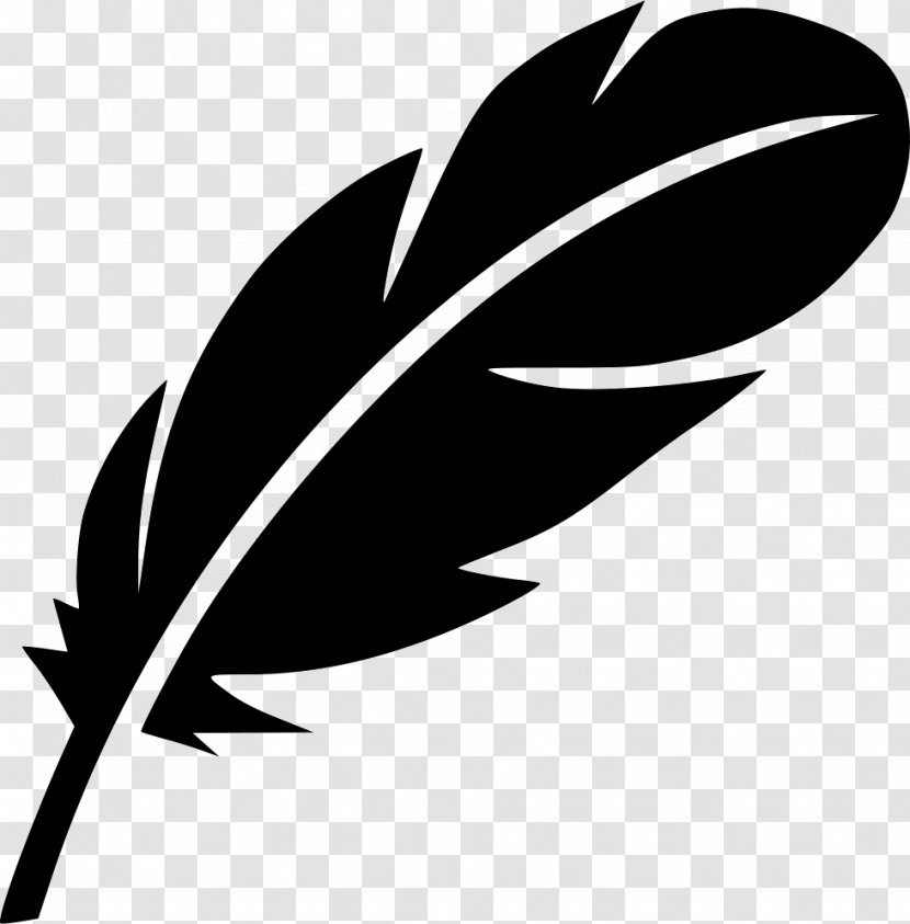 Feather Quill Clip Art - Silhouette - Fountain Pen Transparent PNG