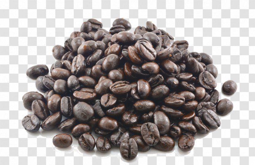 Jamaican Blue Mountain Coffee Caffxe8 Americano Cocoa Bean Cafe - Caryopsis - A Pile Of Beans Transparent PNG