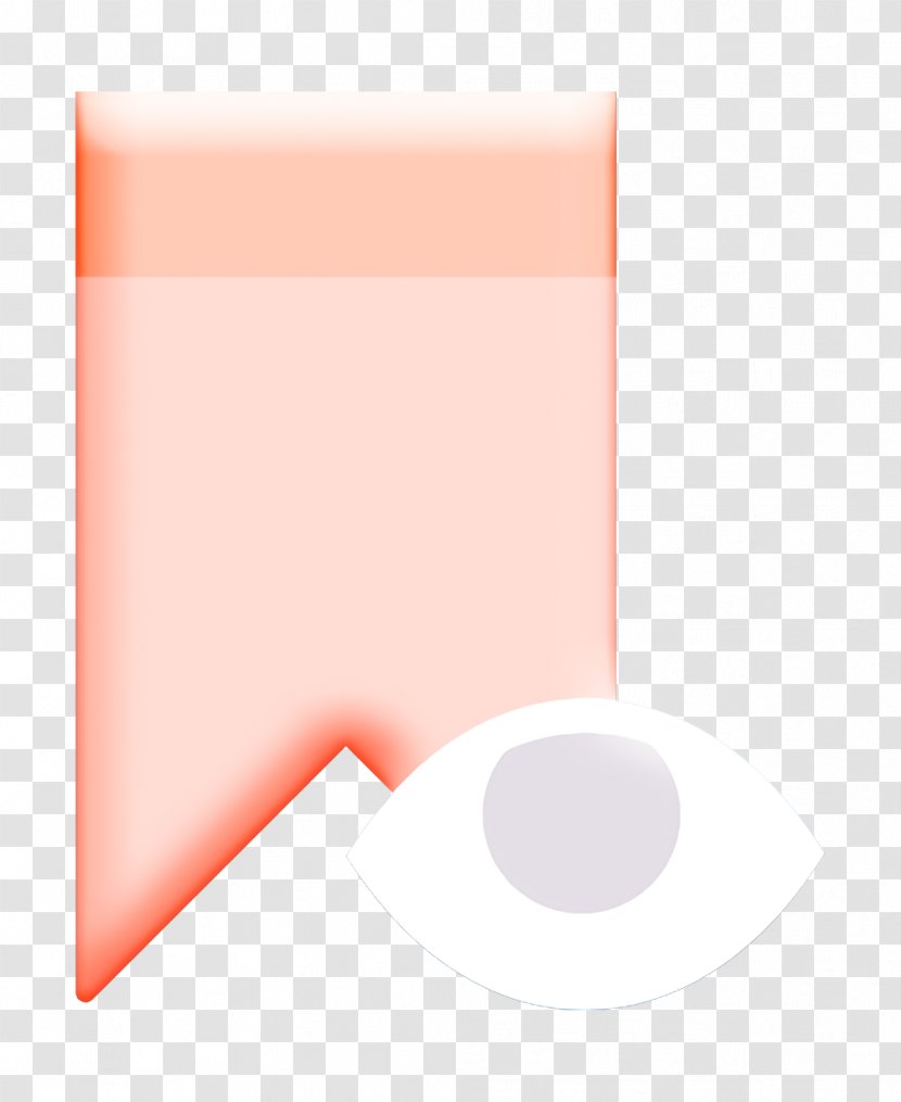 Bookmark Icon Interaction Assets - Text - Pink Orange Transparent PNG